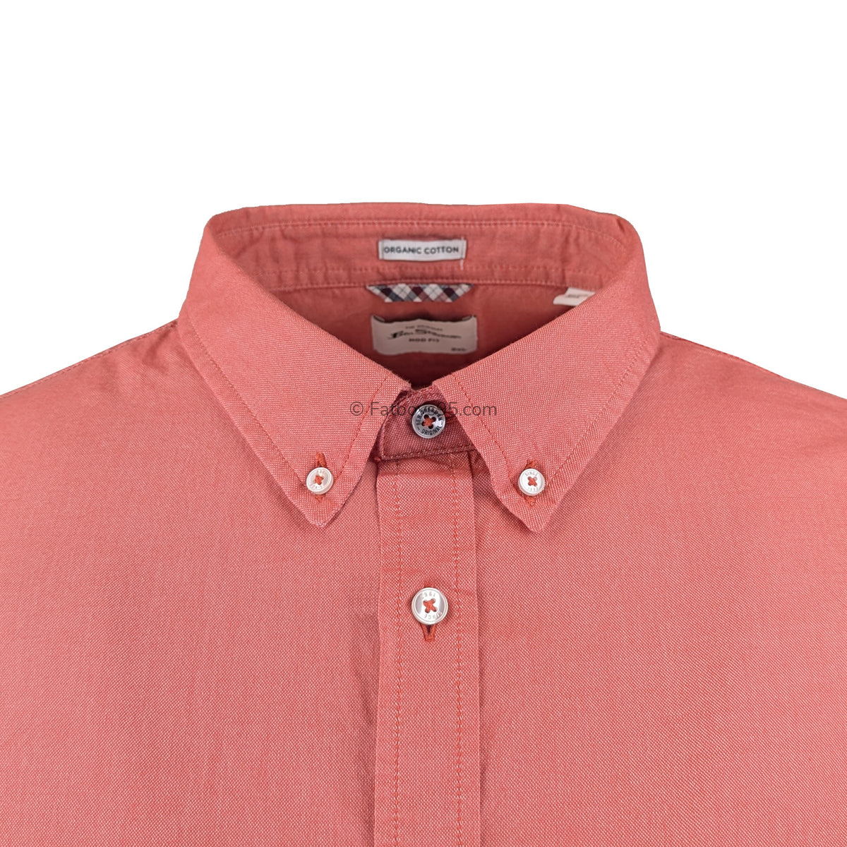 Ben Sherman S/S Oxford Shirt - 1012489IL - Cerise 2
