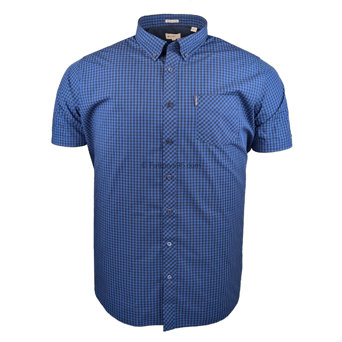 Ben Sherman S/S Shirt - 1012491IL - Royal Blue 1