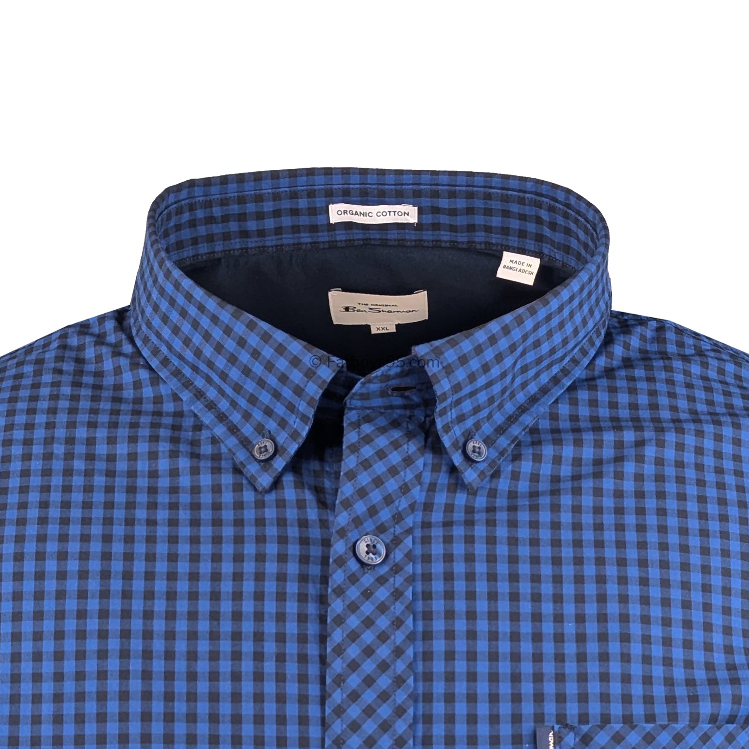 Ben Sherman S/S Shirt - 1012491IL - Royal Blue 2