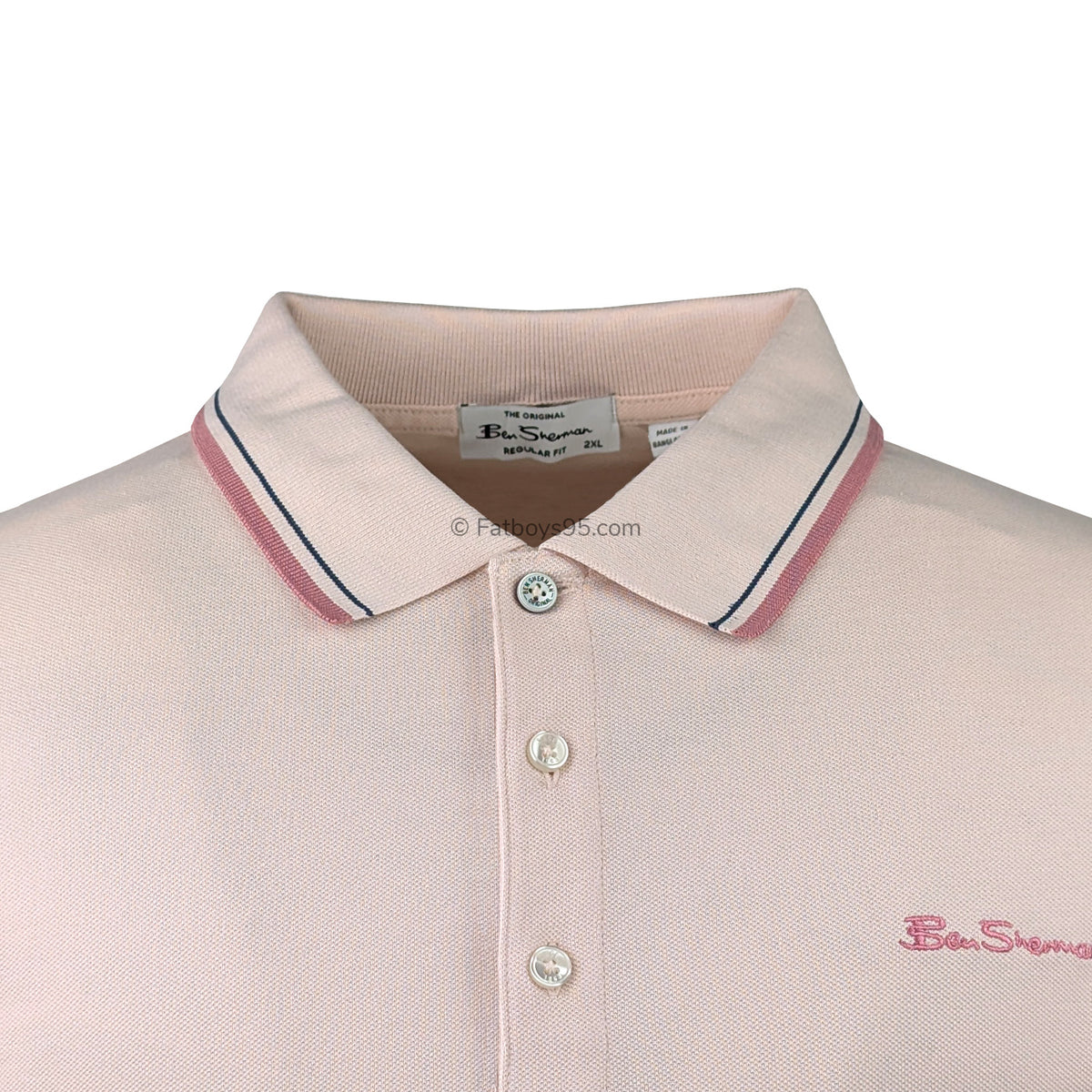 Ben Sherman Signature Polo - 1012790IL - Blush Pink 2