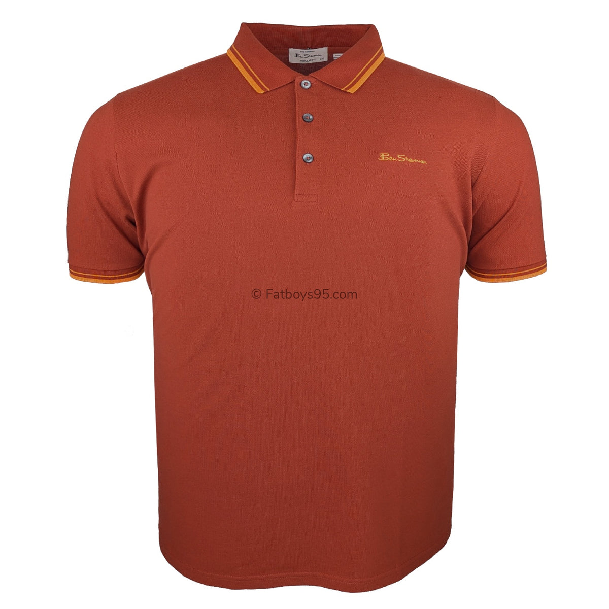 Ben Sherman Signature Polo - 1012790IL - Burnt Orange 1