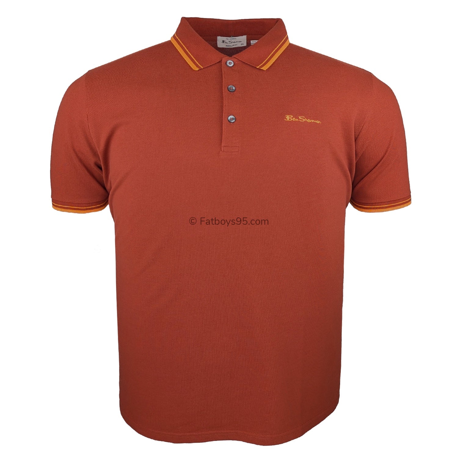 Ben Sherman Signature Polo - 1012790IL - Burnt Orange 1