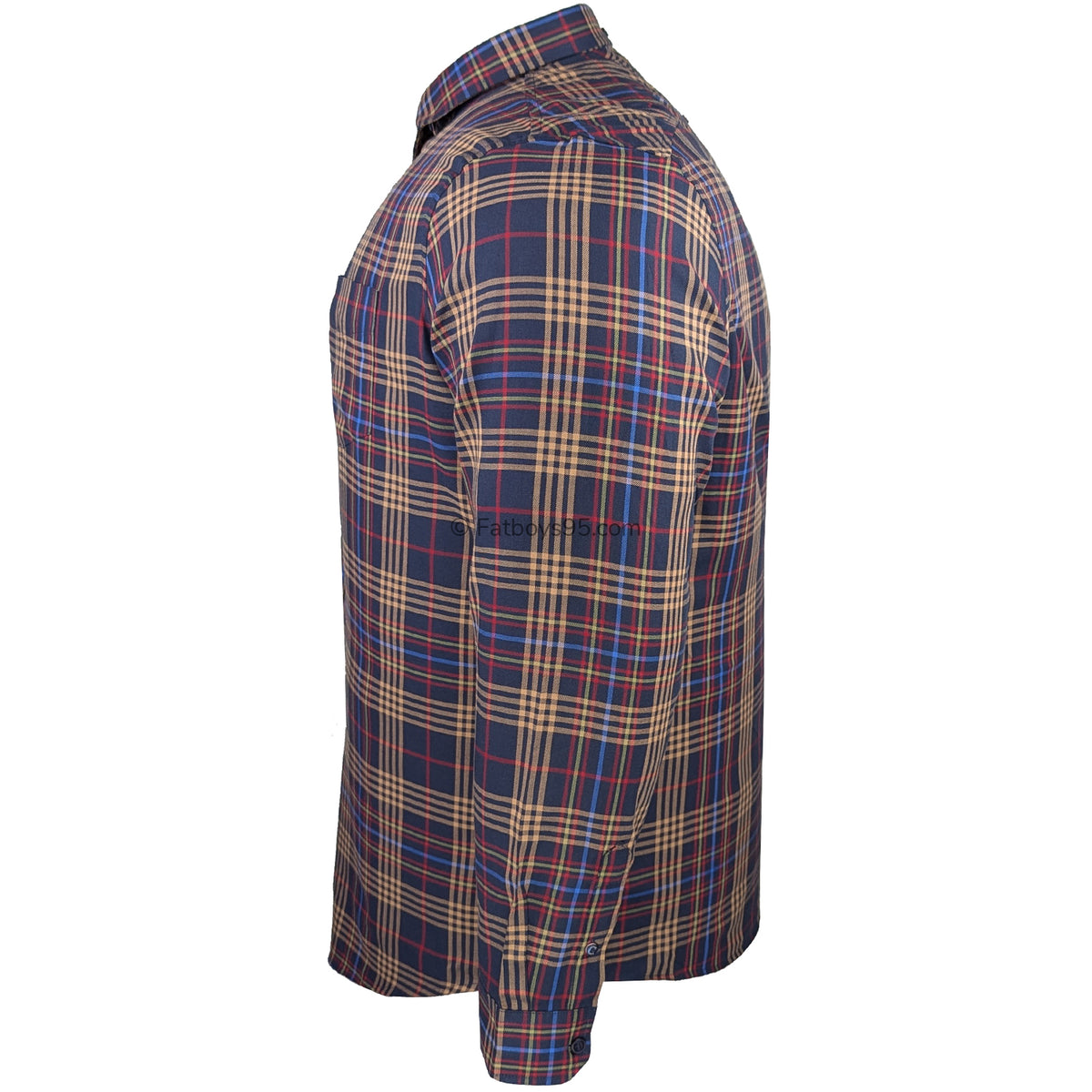 Ben Sherman Multi Check L/S Shirt - 1013099IL - Dark Navy 5