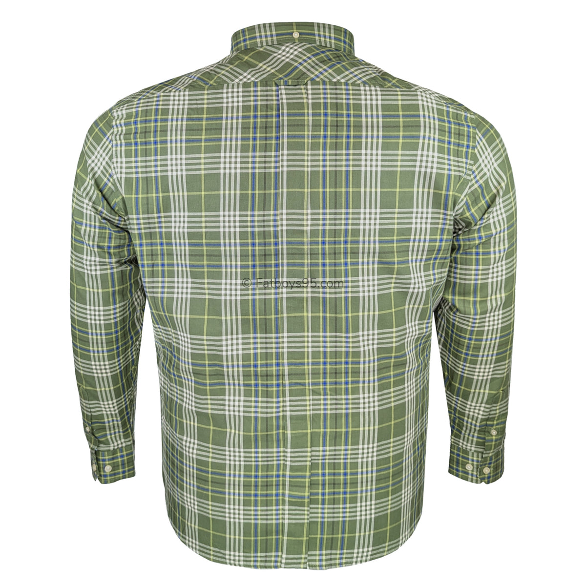 Ben Sherman Multi Check L/S Shirt - 1013099IL - Litchen Green 4