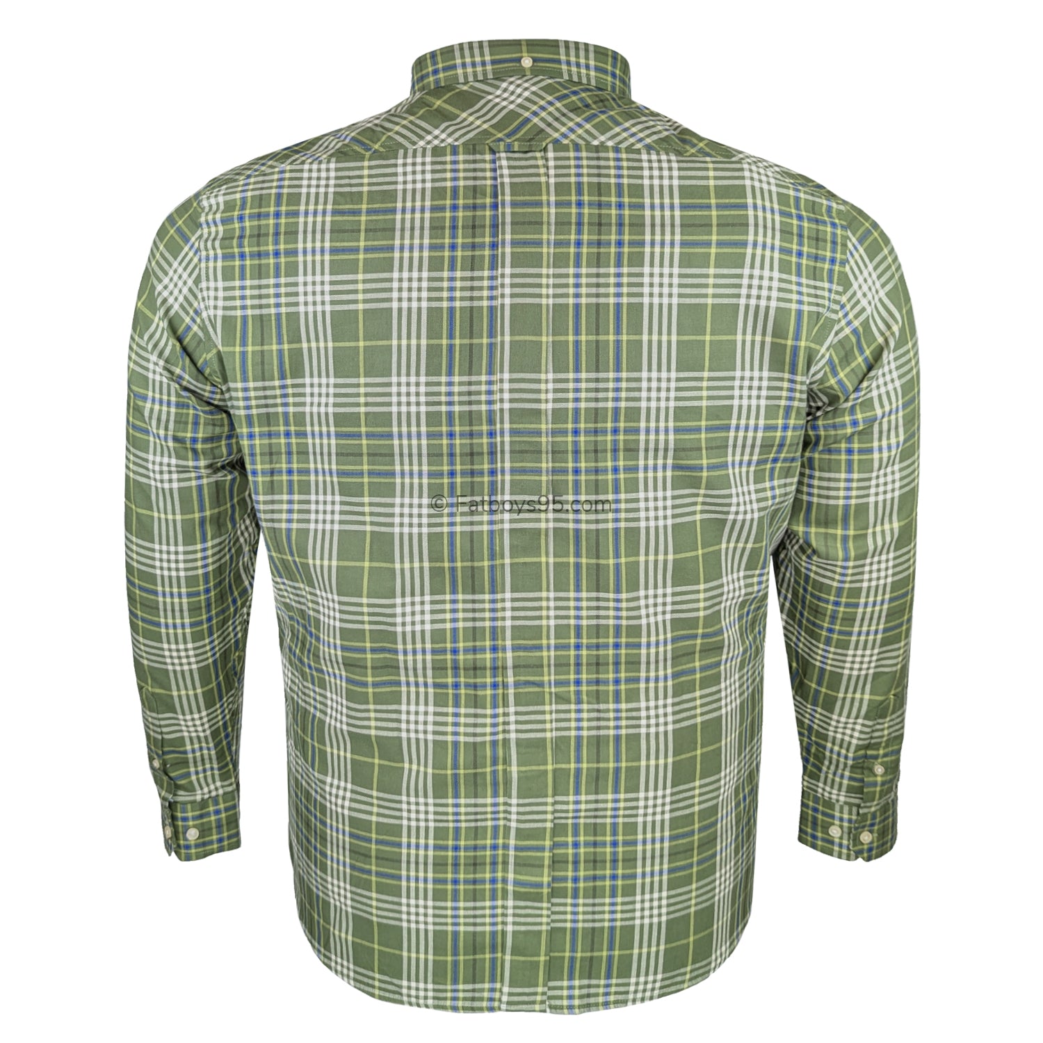 Ben Sherman Multi Check L/S Shirt - 1013099IL - Litchen Green 4