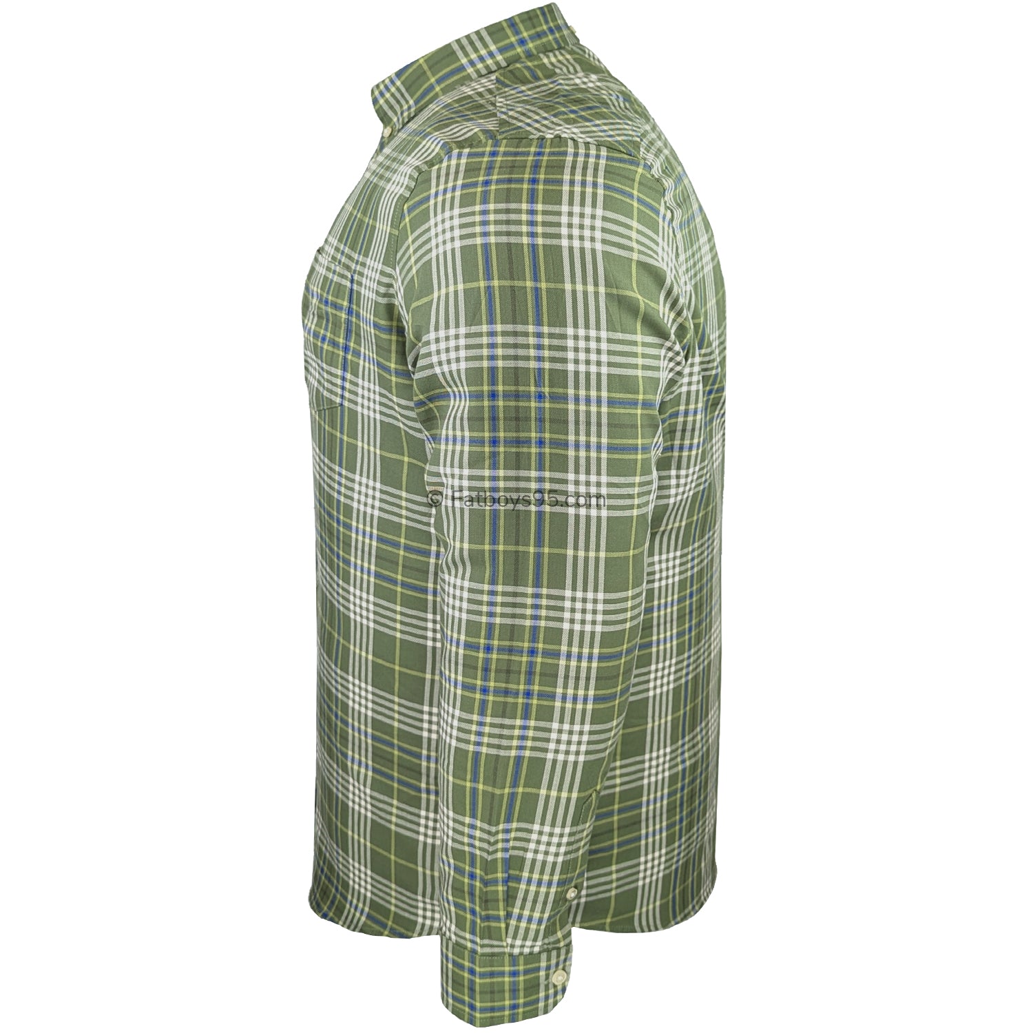 Ben Sherman Multi Check L/S Shirt - 1013099IL - Litchen Green 5