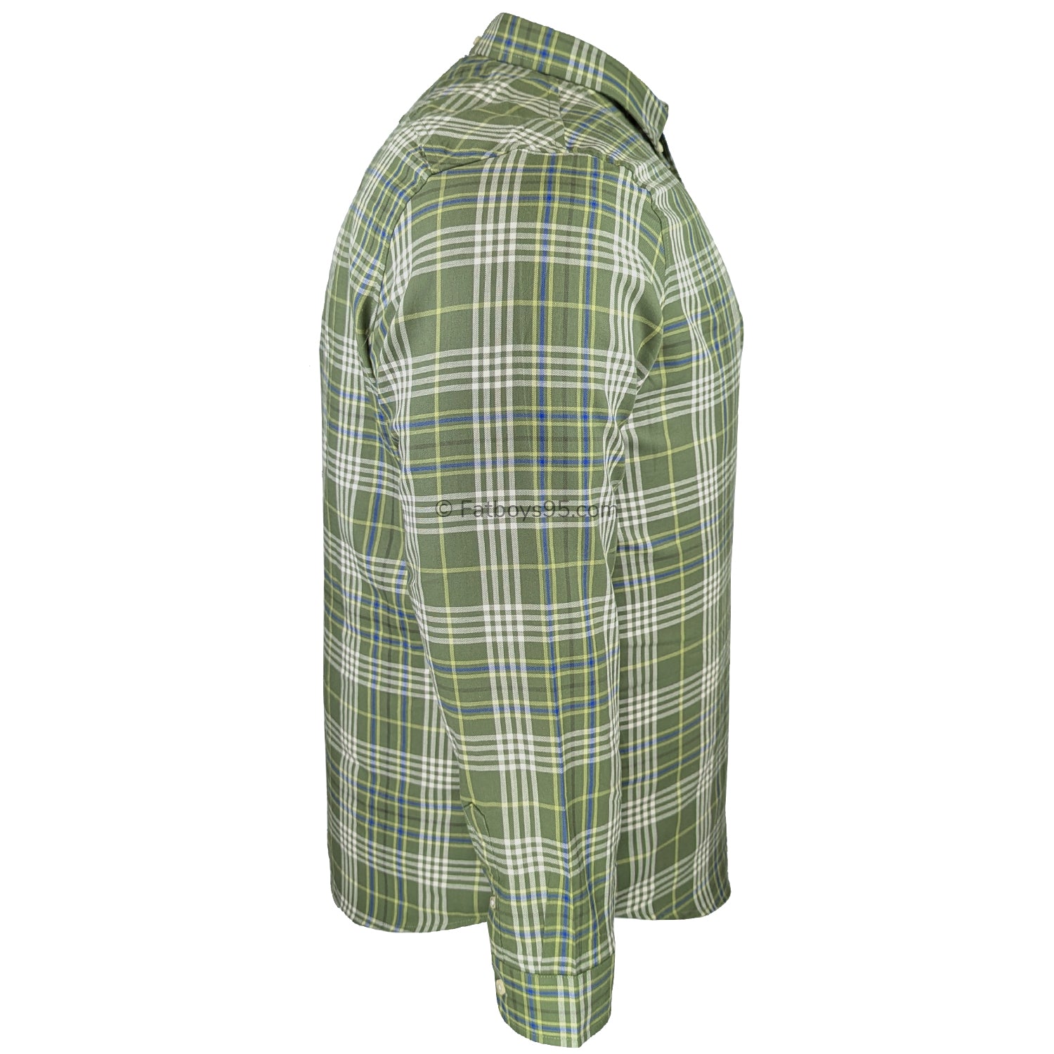 Ben Sherman Multi Check L/S Shirt - 1013099IL - Litchen Green 6