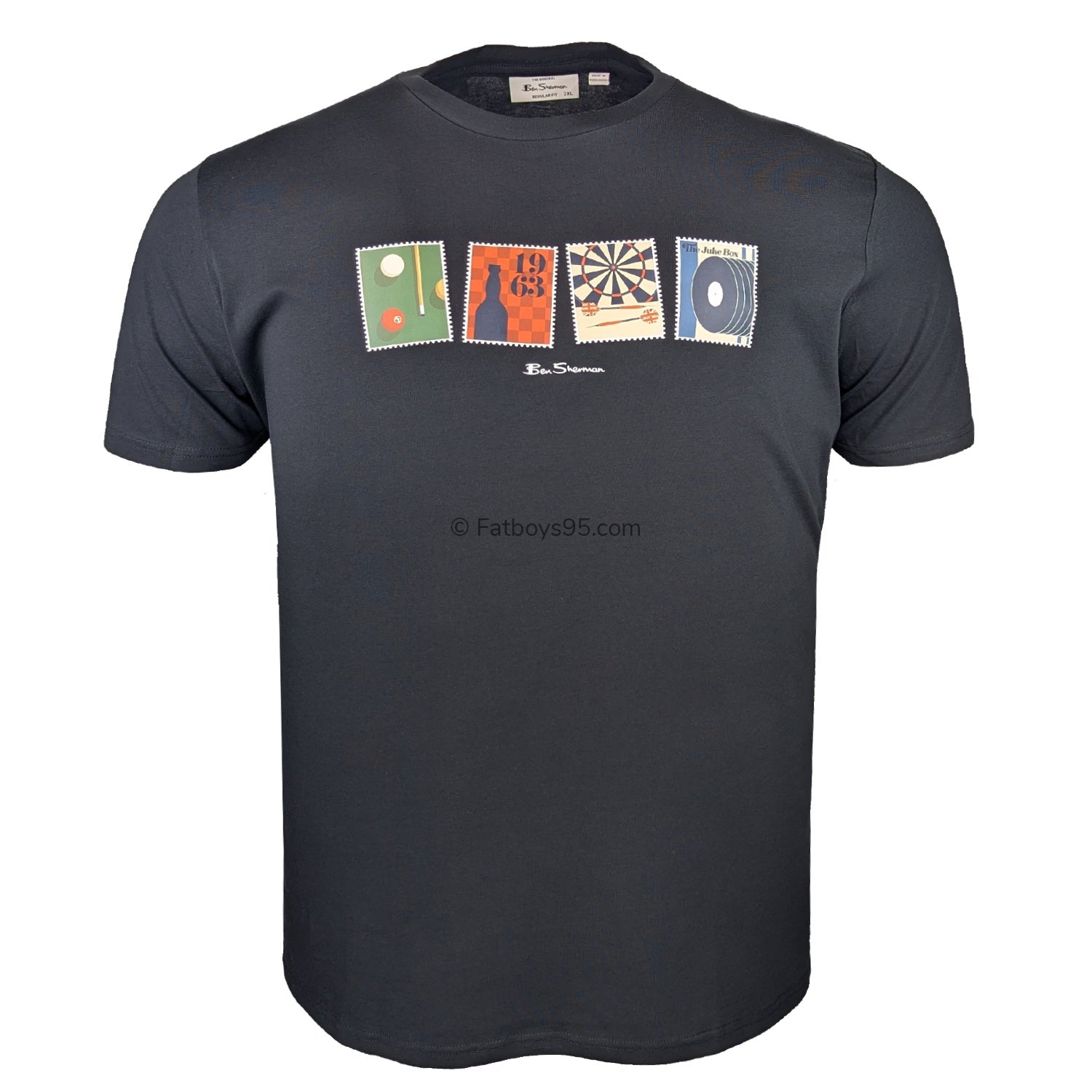 Ben Sherman Pub Sports Tee - 1013217IL - Black 1