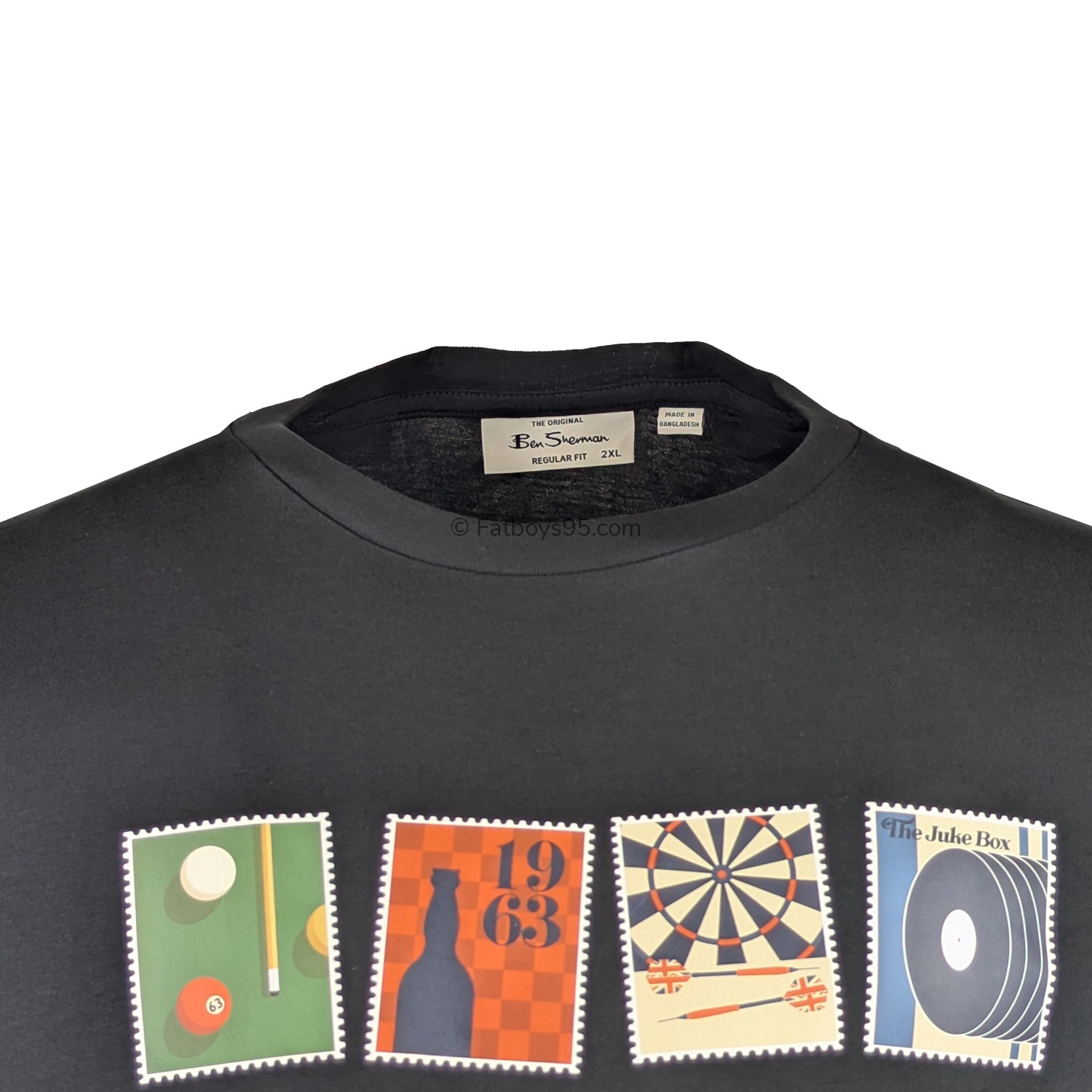 Ben Sherman Pub Sports Tee - 1013217IL - Black 2
