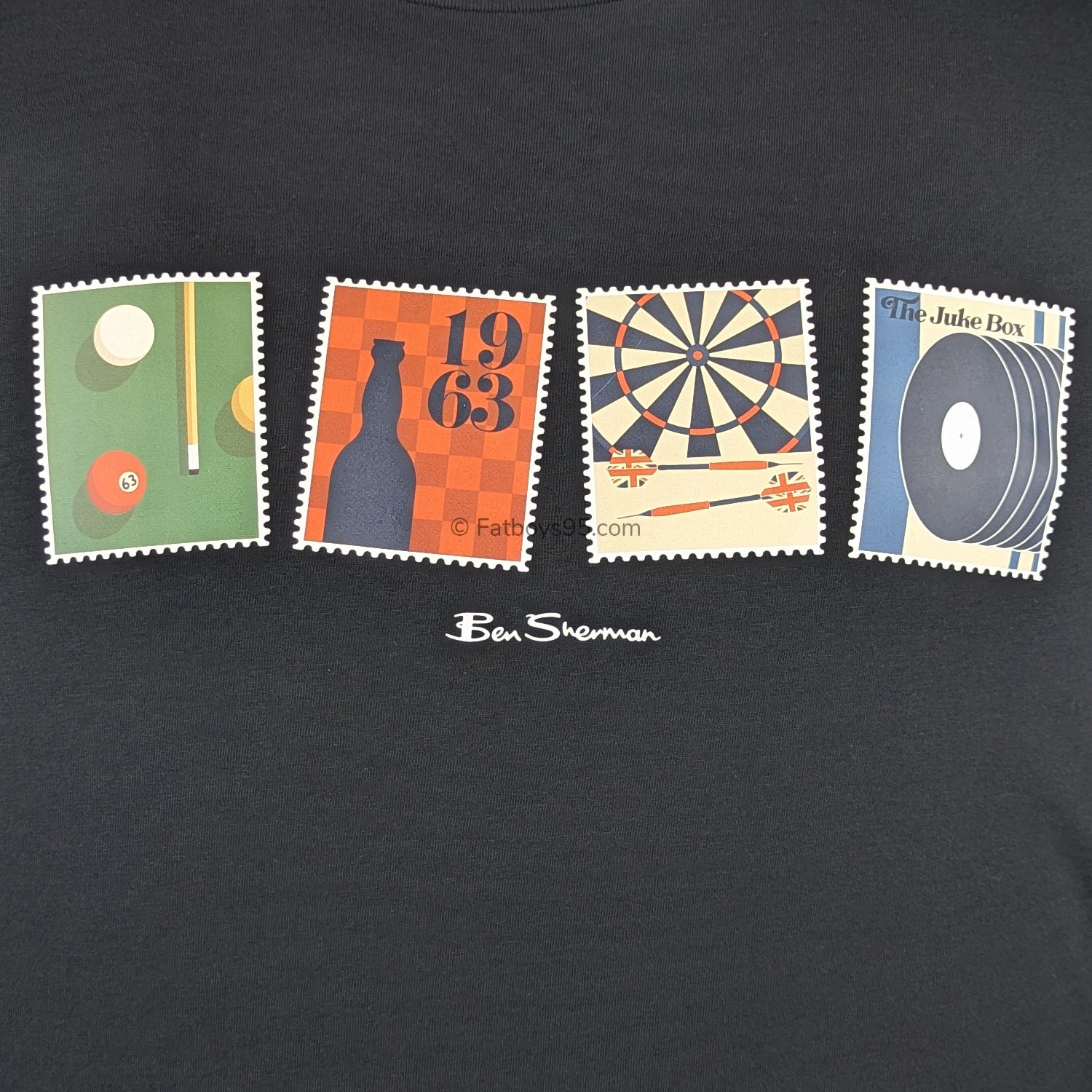 Ben Sherman Pub Sports Tee - 1013217IL - Black 3