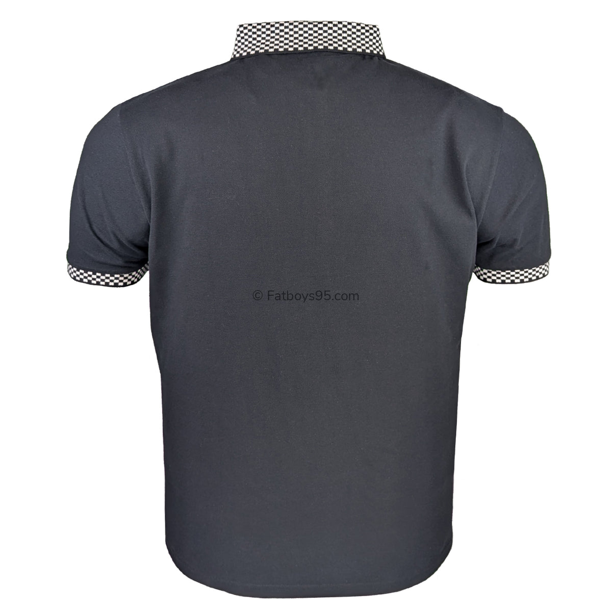 Lambretta Two Tone Polo - LB1029 - Black 4