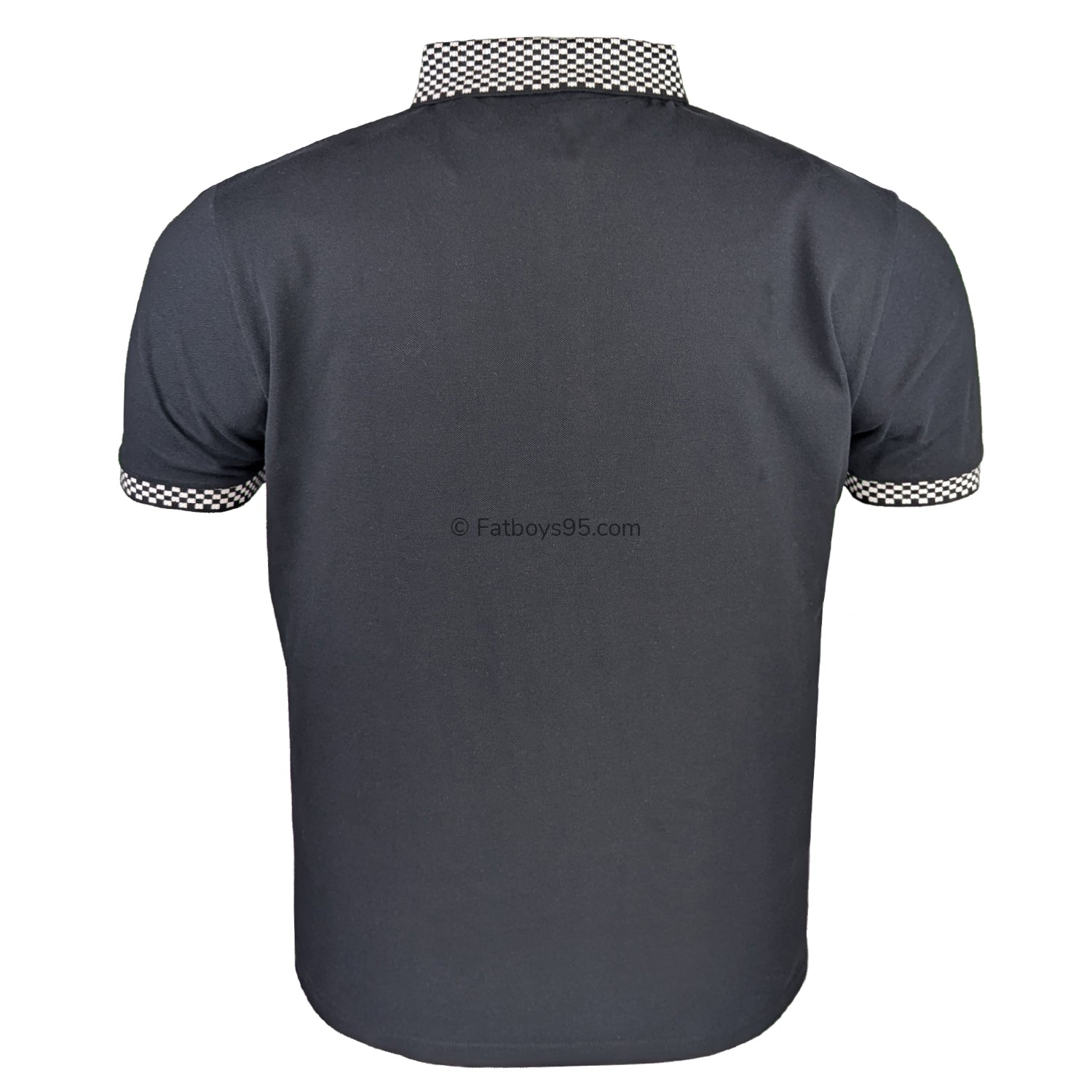 Lambretta Two Tone Polo - LB1029 - Black 4