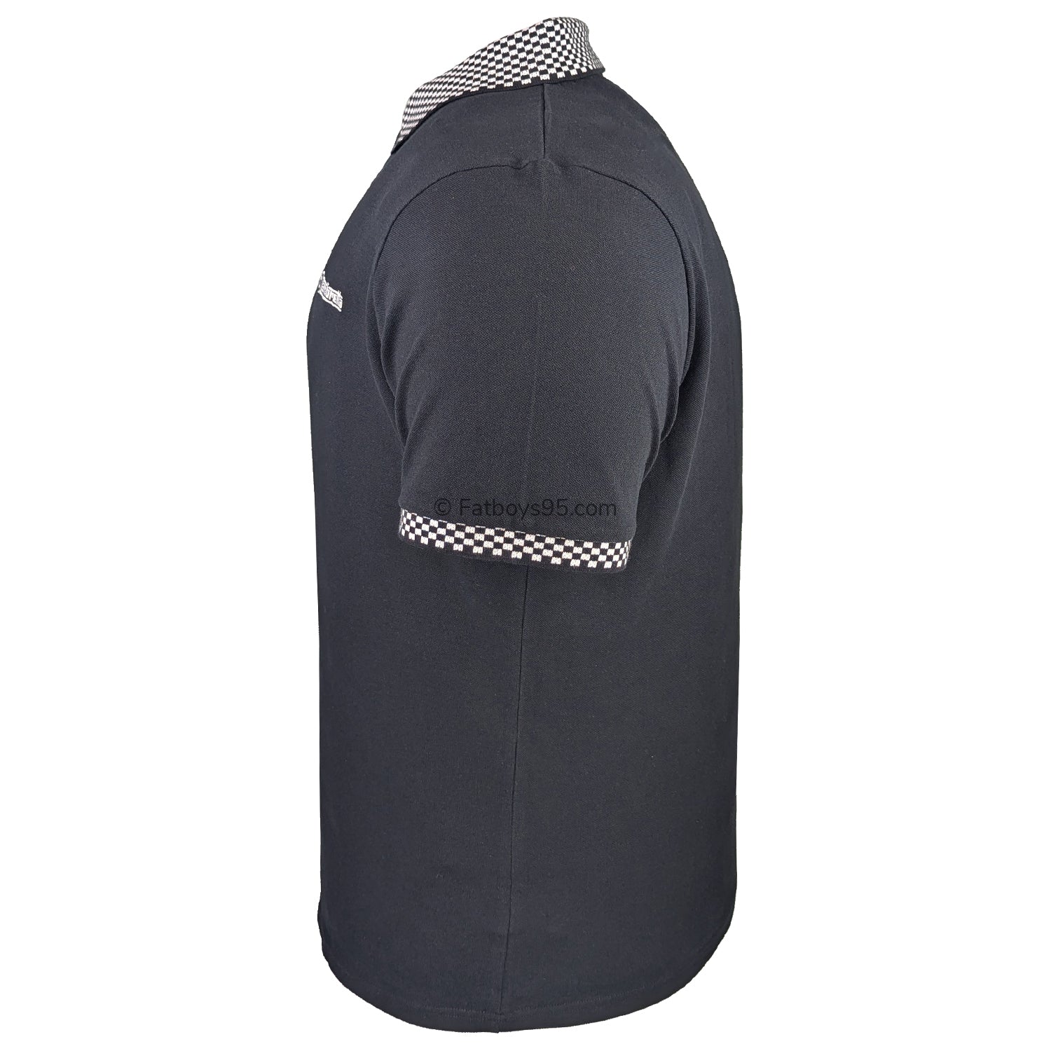 Lambretta Two Tone Polo - LB1029 - Black 5