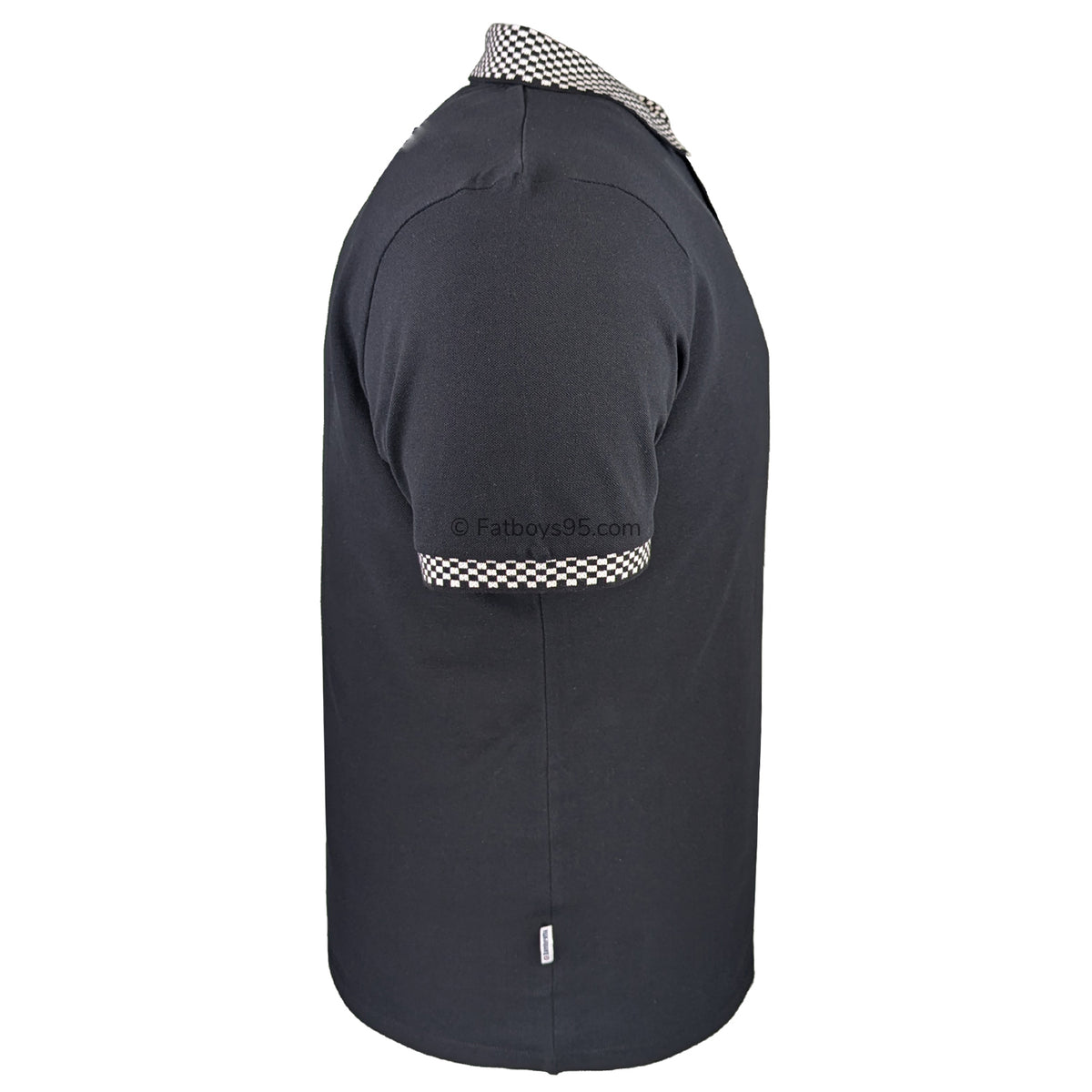 Lambretta Two Tone Polo - LB1029 - Black 6