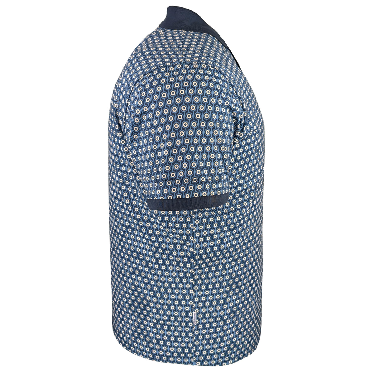 Lambretta GEO Roundel Polo - LB1229 - Navy / Silver 6