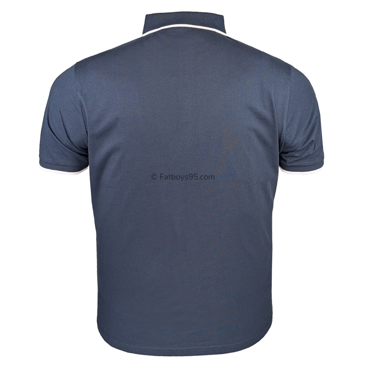 Lambretta Gingham AOP Polo - LB1500 - Navy 4