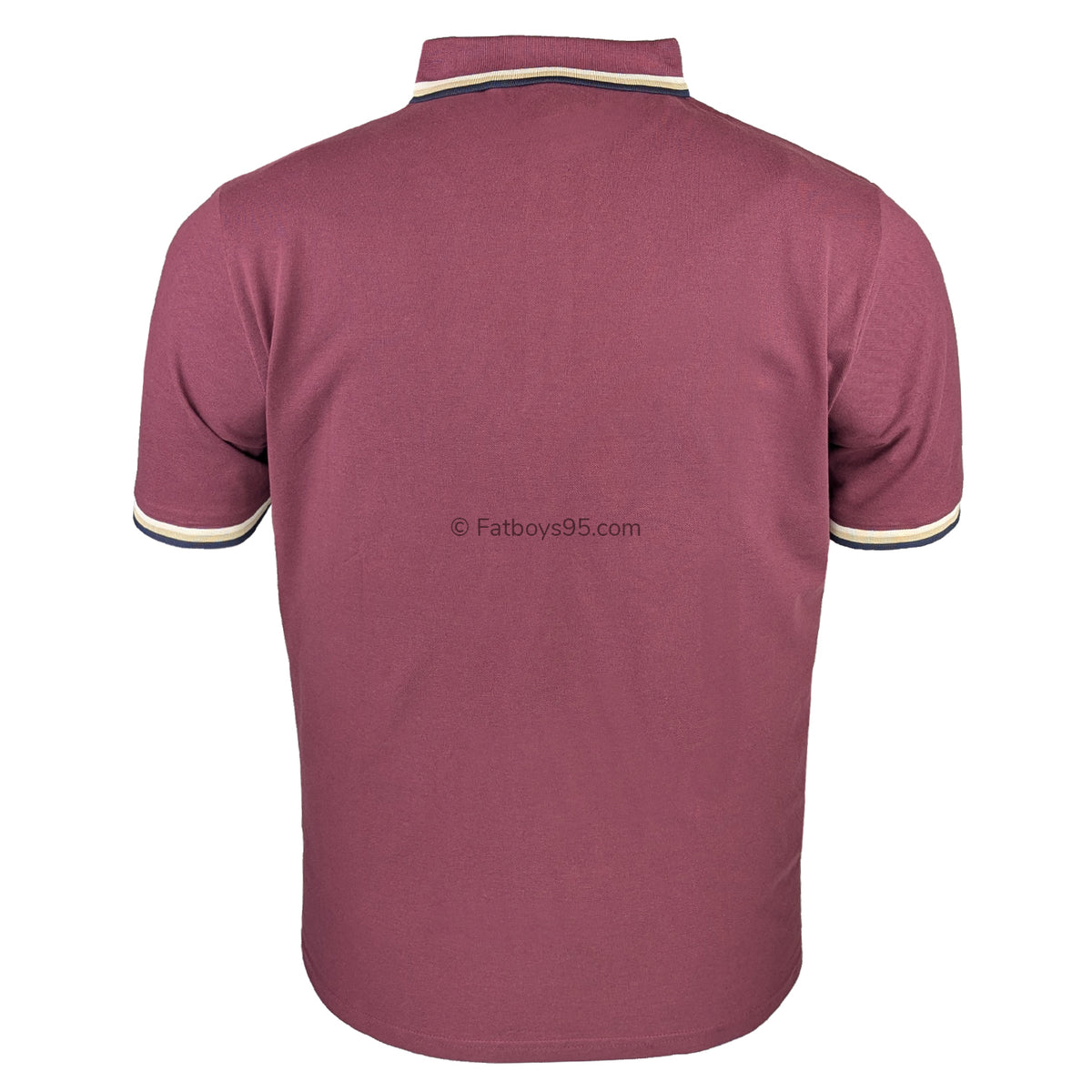 Lambretta Triple Tipped Polo - LB1650 - Burgundy