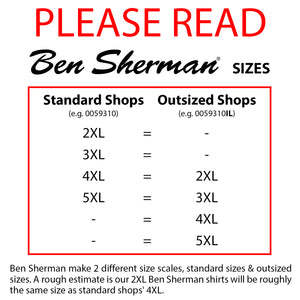 Ben Sherman Large Madras Check S/S Shirt - 0075938IL - Scarlet