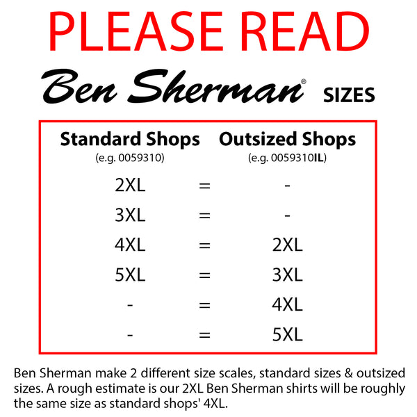Big Men's Ben Sherman Signature Tee - 0059326IL - Aubergine | 2XL