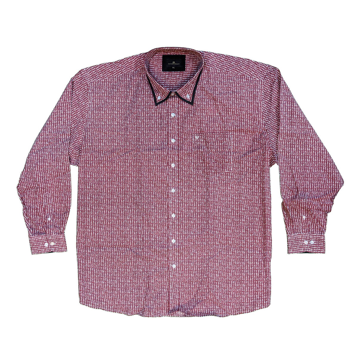 Cotton Valley L/S Shirt - 15618 - Red