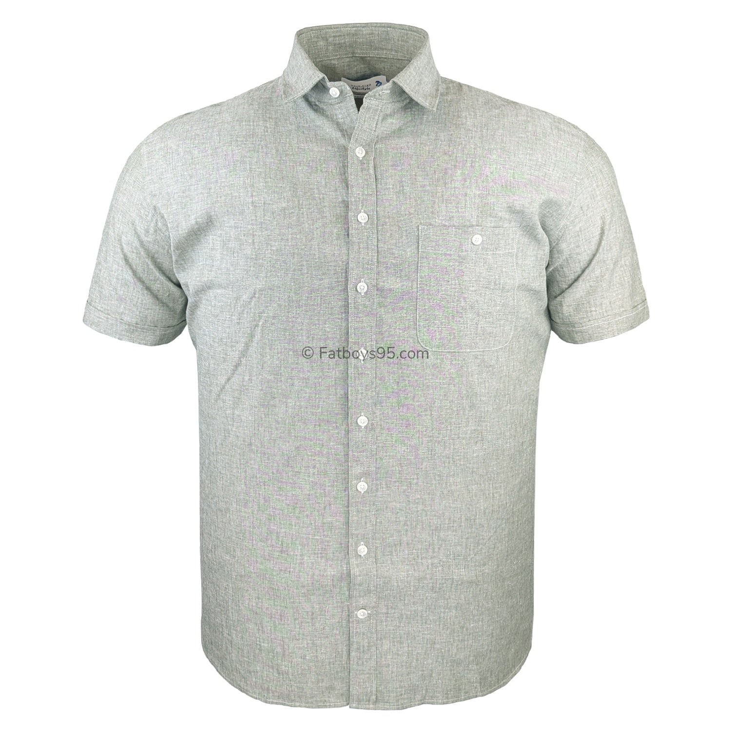 Men's Big & Tall Linen Short Sleeve Camp Collar Shirt In Leaf Print | Brooks Brothers Men's Big & Tall Linen Short Sleeve Camp Collar Shirt In Leaf Print | Brooks Brothers