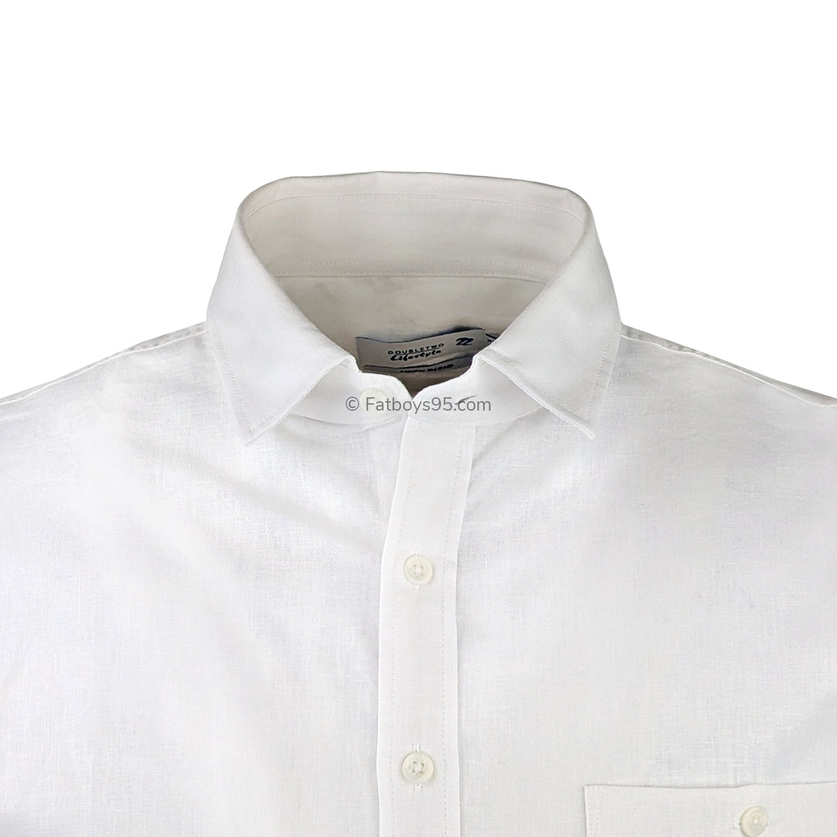 Double Two Linen S/S Shirt - DTLS1202 - White