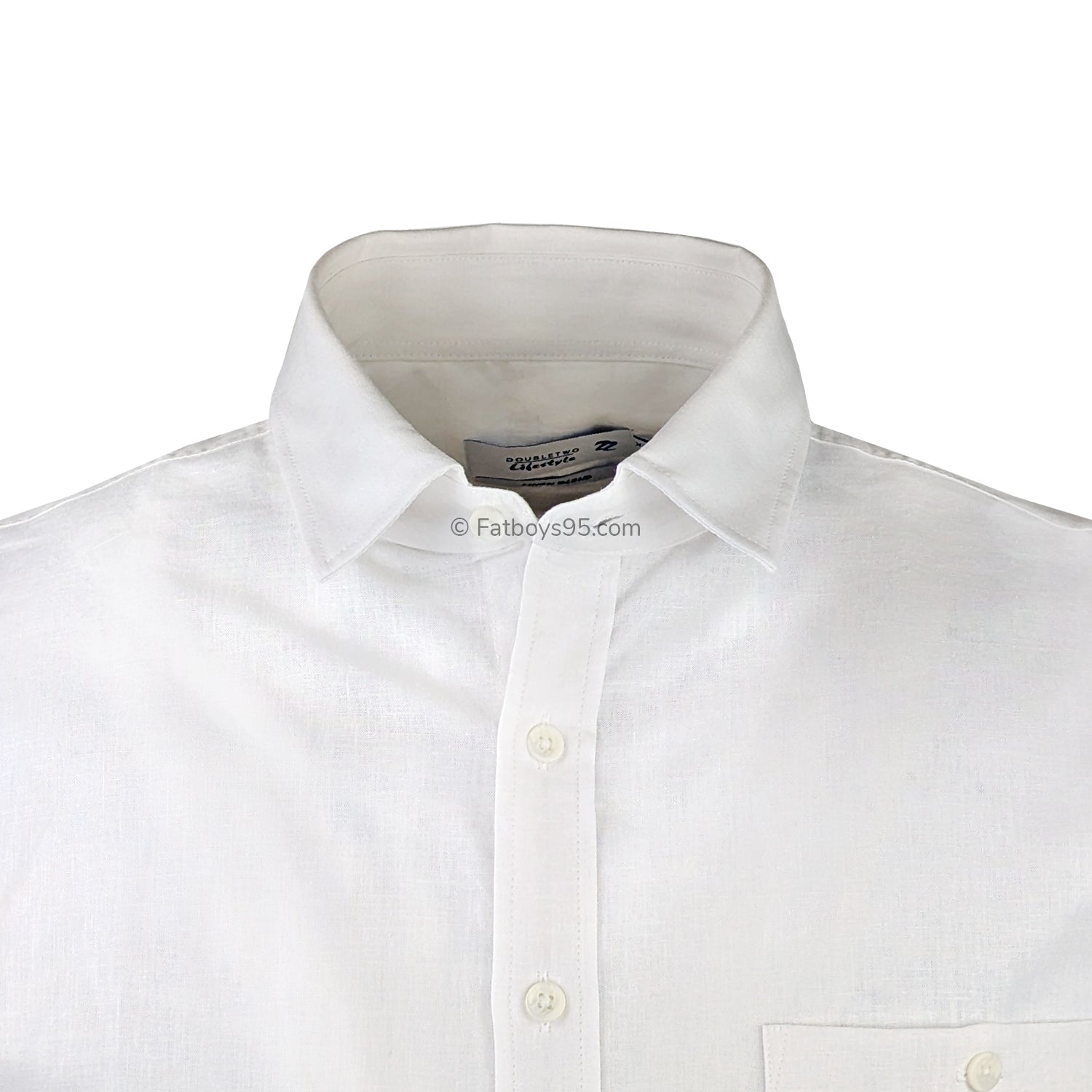 Double Two Linen S/S Shirt - DTLS1202 - White