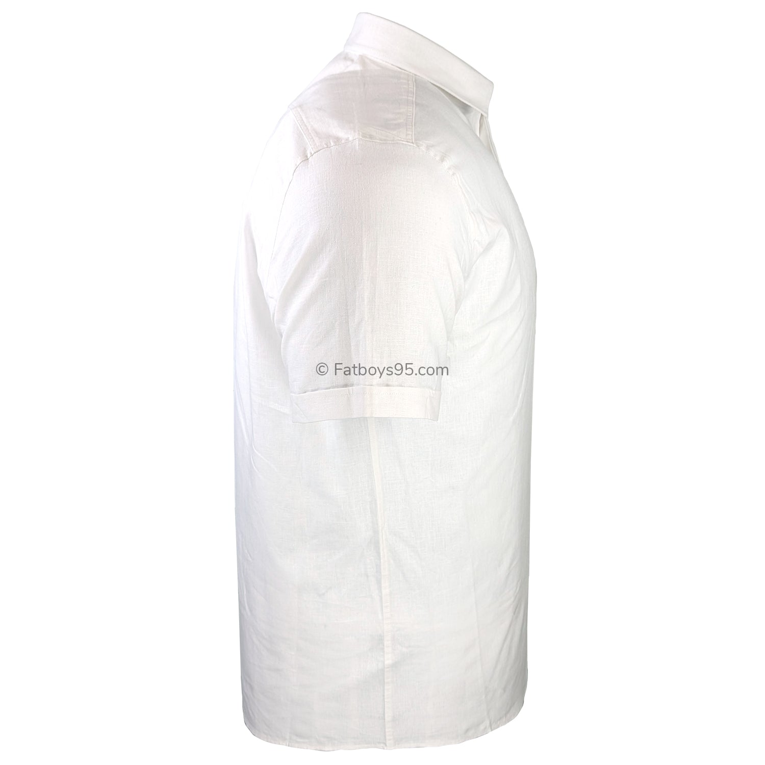 Double Two Linen S/S Shirt - DTLS1202 - White