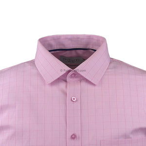 Double Two Prince of Wales Check L/S Shirt - GS4235 - Pink 2