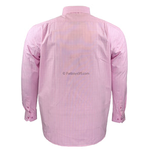 Double Two Prince of Wales Check L/S Shirt - GS4235 - Pink 4