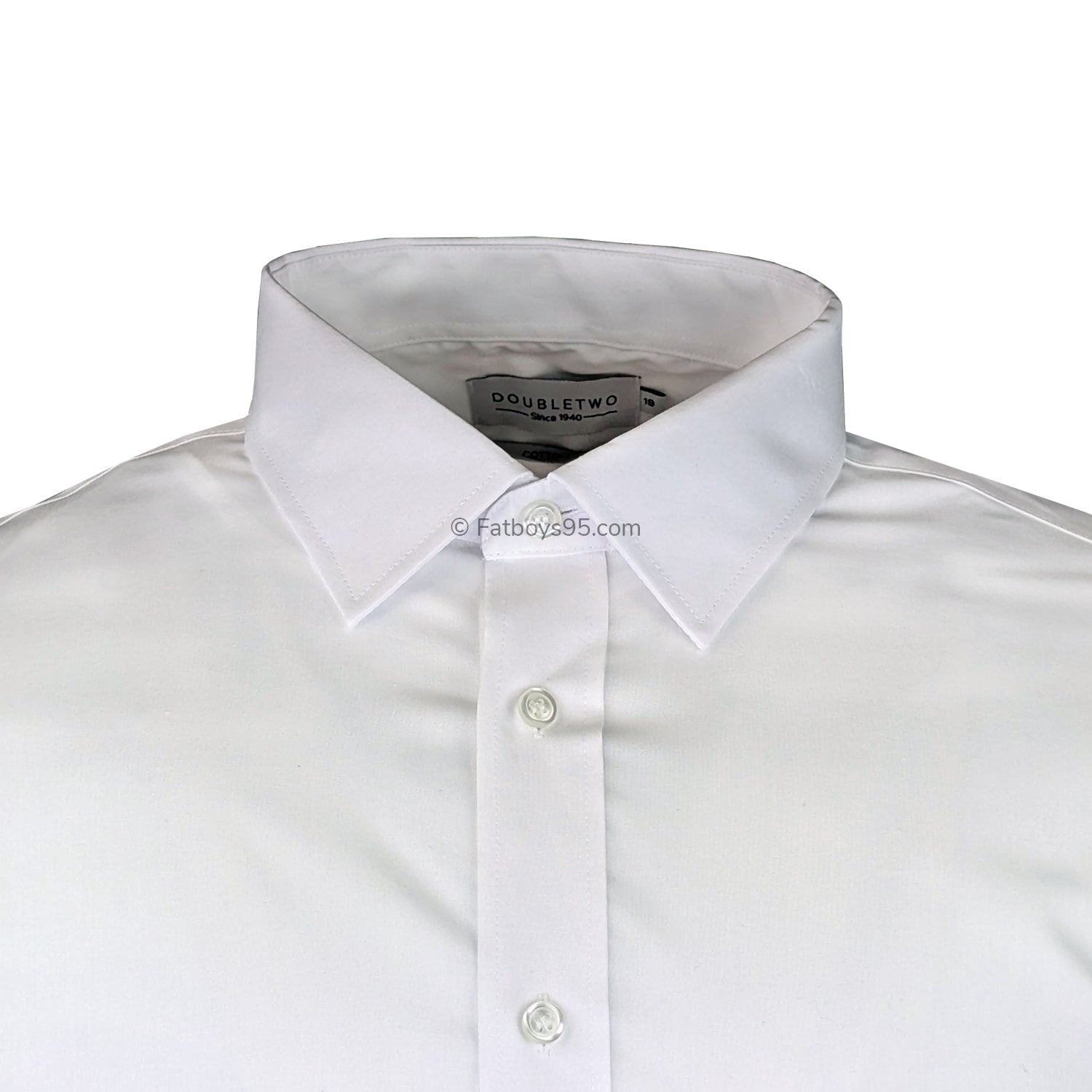 Double Two Non Iron L/S Shirt - SLX4500 - White 2