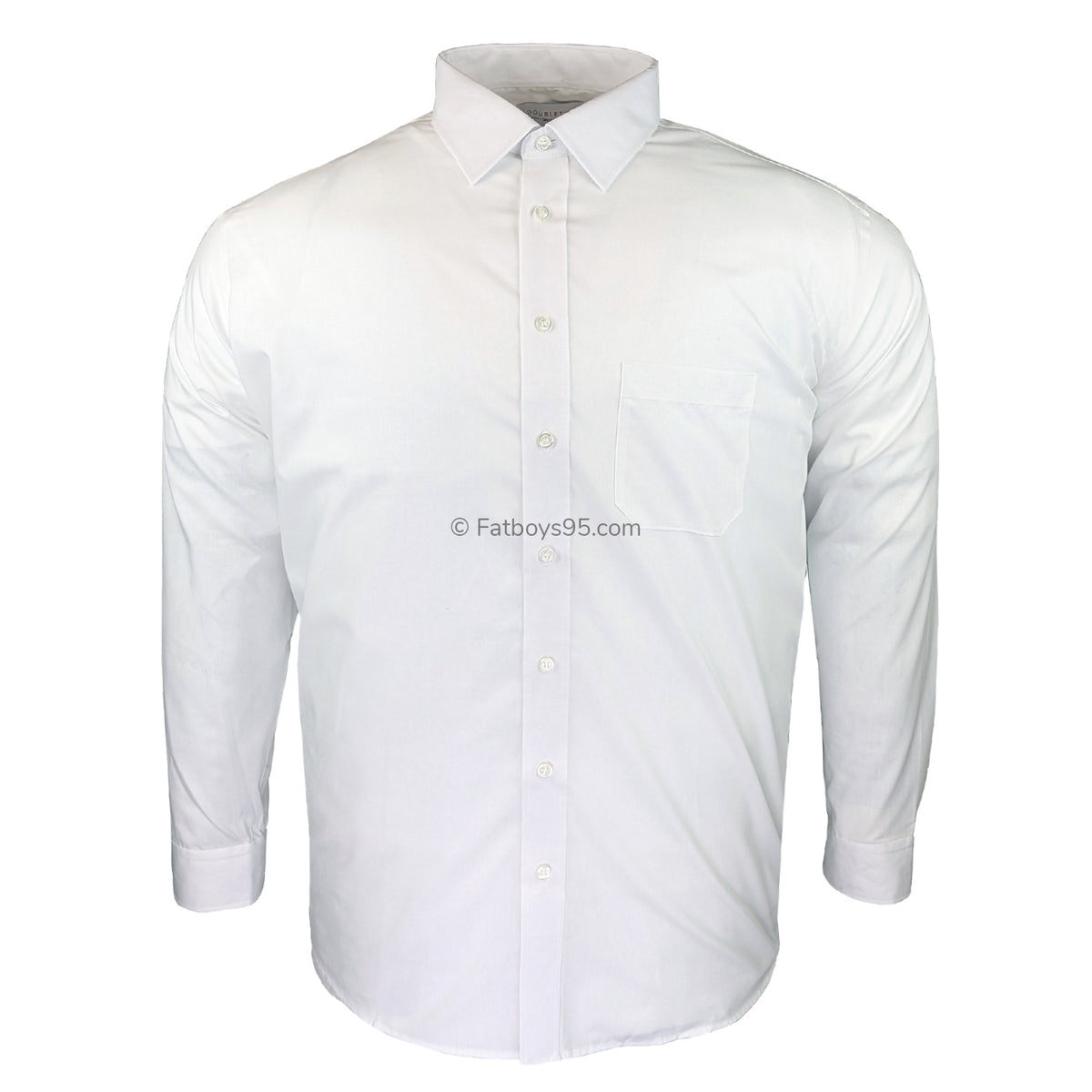 Double Two Non Iron L/S Shirt - SLX4500 - White 1