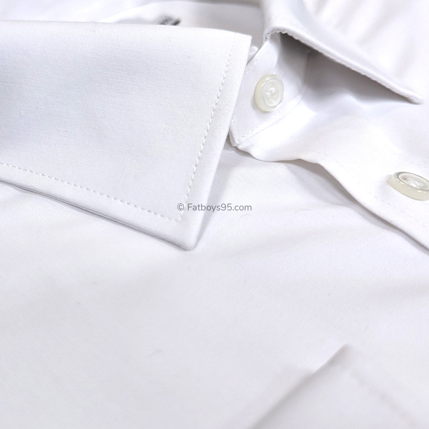 Double Two Non Iron L/S Shirt - SLX4500 - White 7