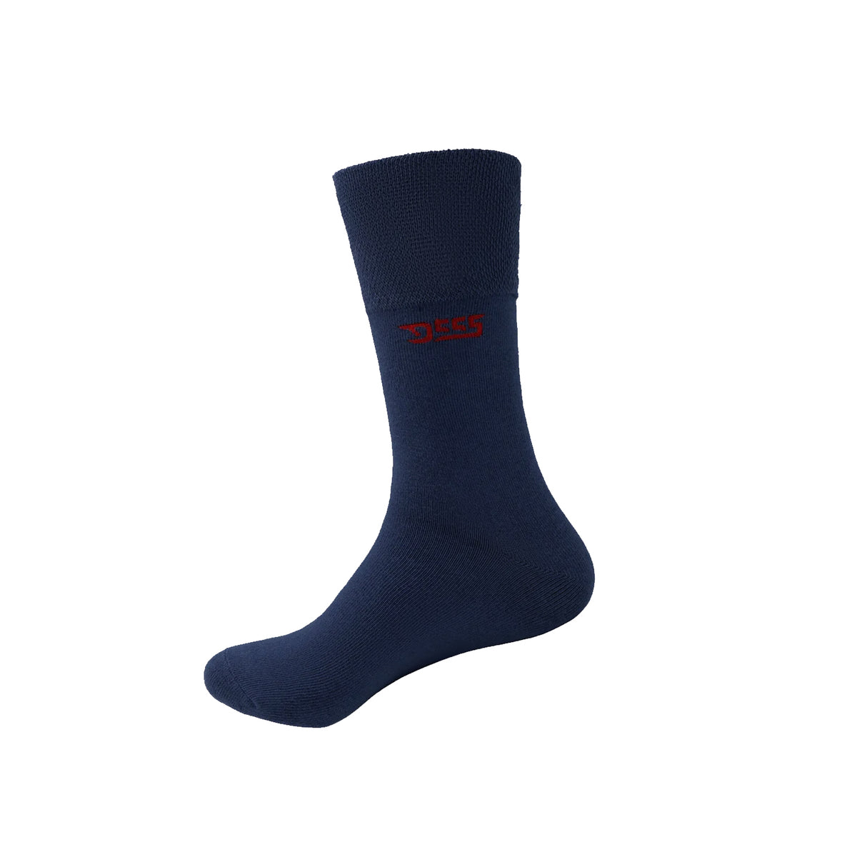 D555 3 Pack Extra Wide Comfort Fit Socks - Harold 2 (931900) - Navy, Denim, Charcoal 3
