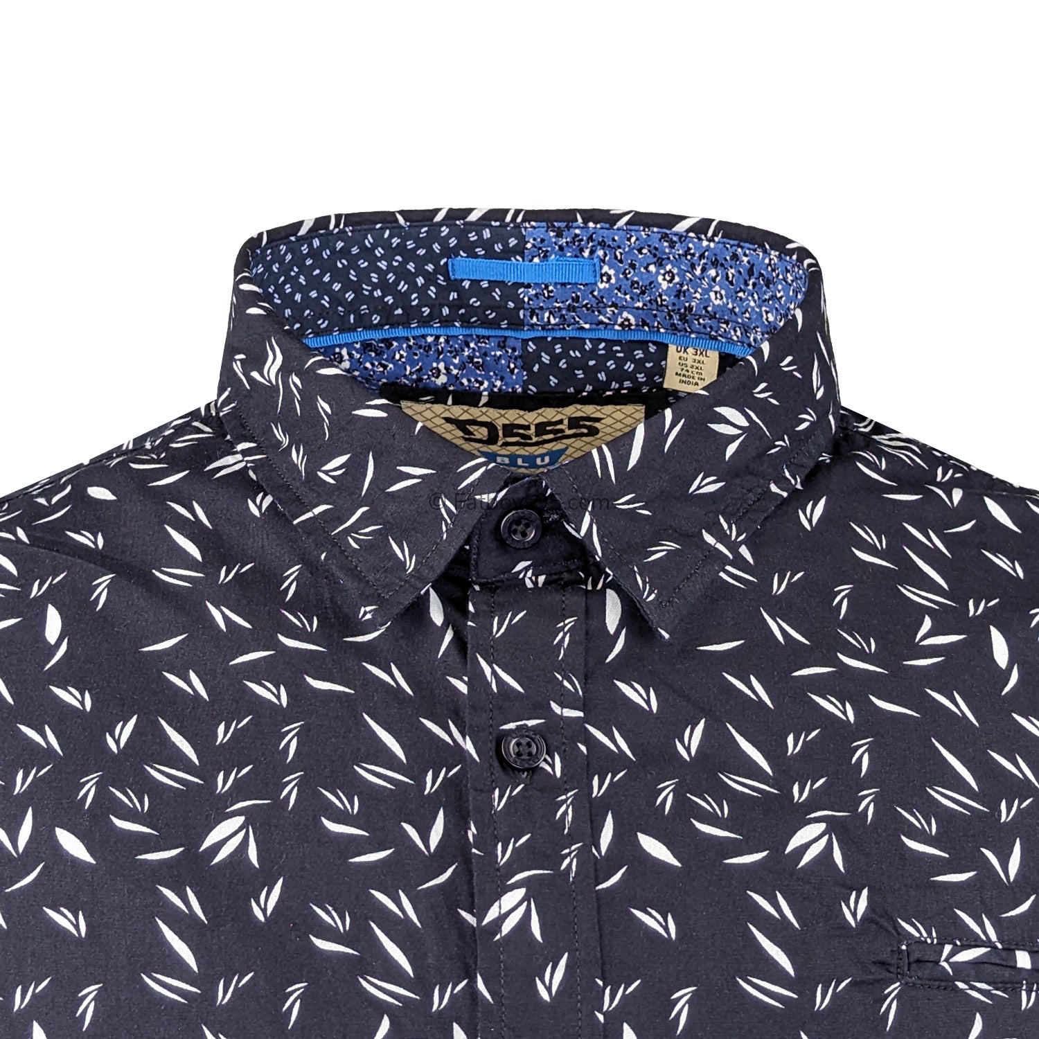 D555 S/S Shirt - Beau (101506) - Dark Navy 2