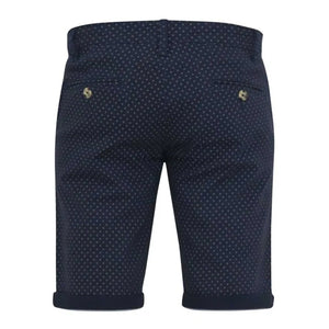 D555 AO Printed Stretch Chino Shorts - Dudley (201500) - Navy 2