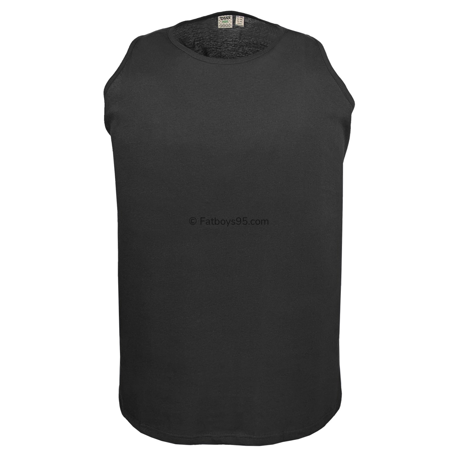 D555 Muscle Back Vest - KS16584 - Fabio - Black