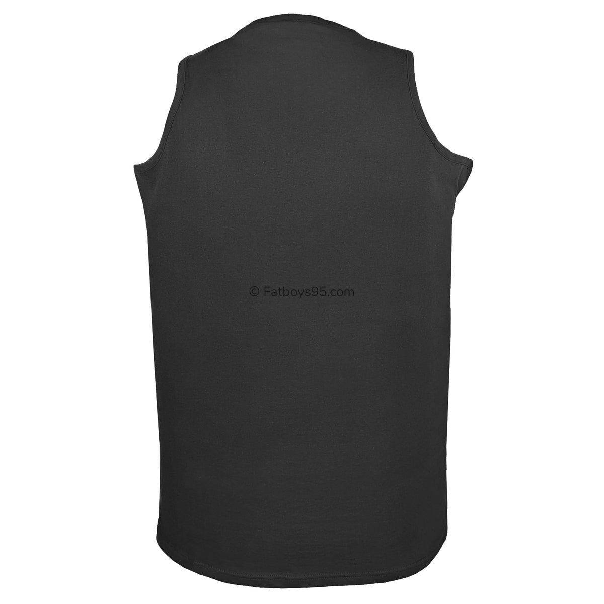 D555 Muscle Back Vest - KS16584 - Fabio - Black 3