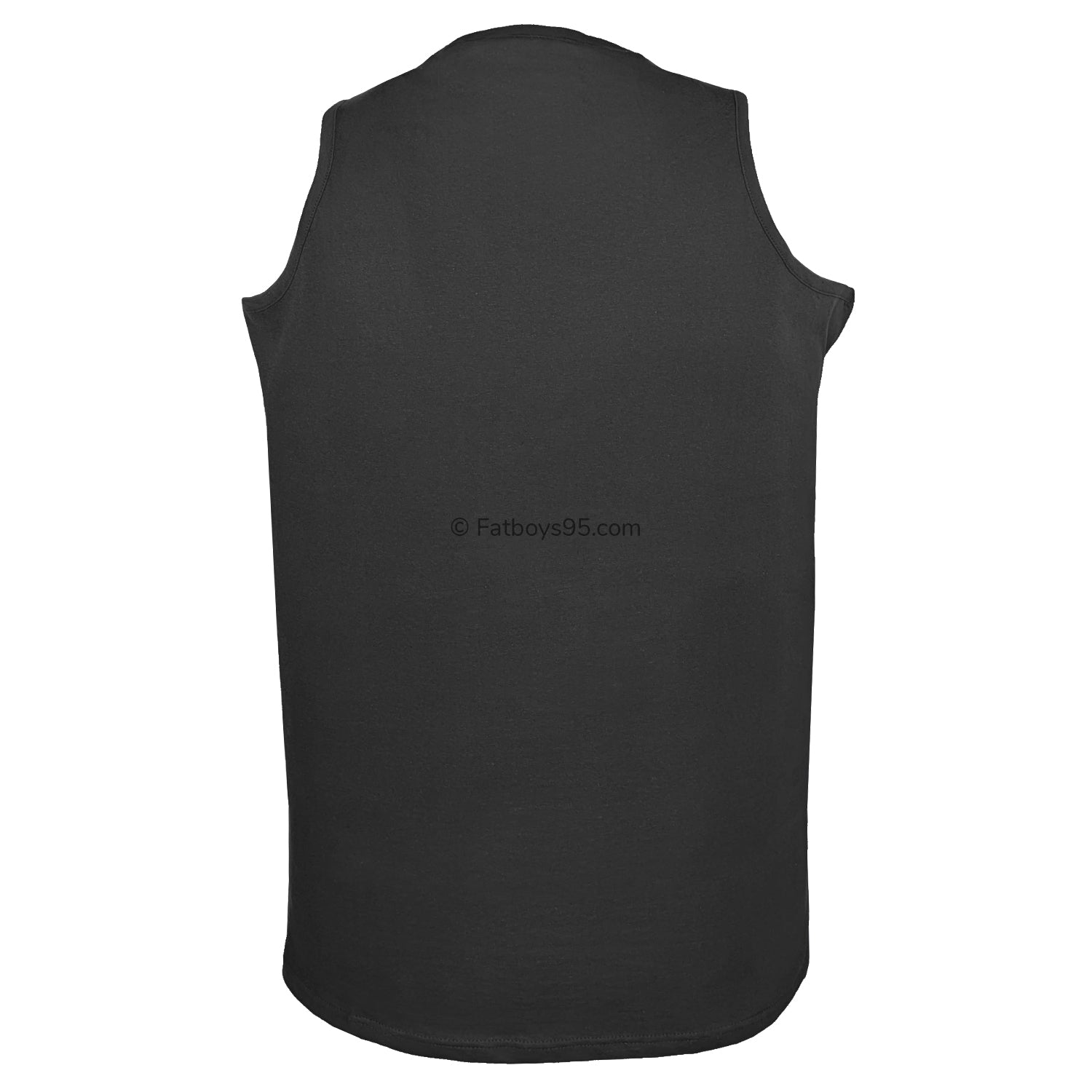 D555 Muscle Back Vest - KS16584 - Fabio - Black 3
