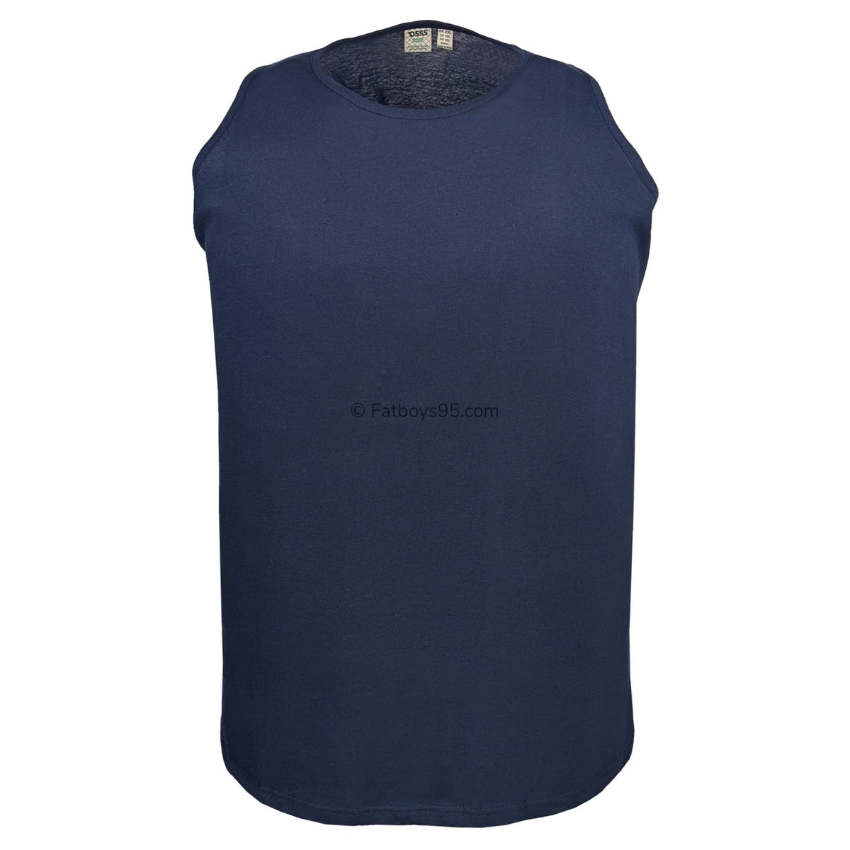 D555 Muscle Back Vest - KS16584 - Fabio - Navy 1
