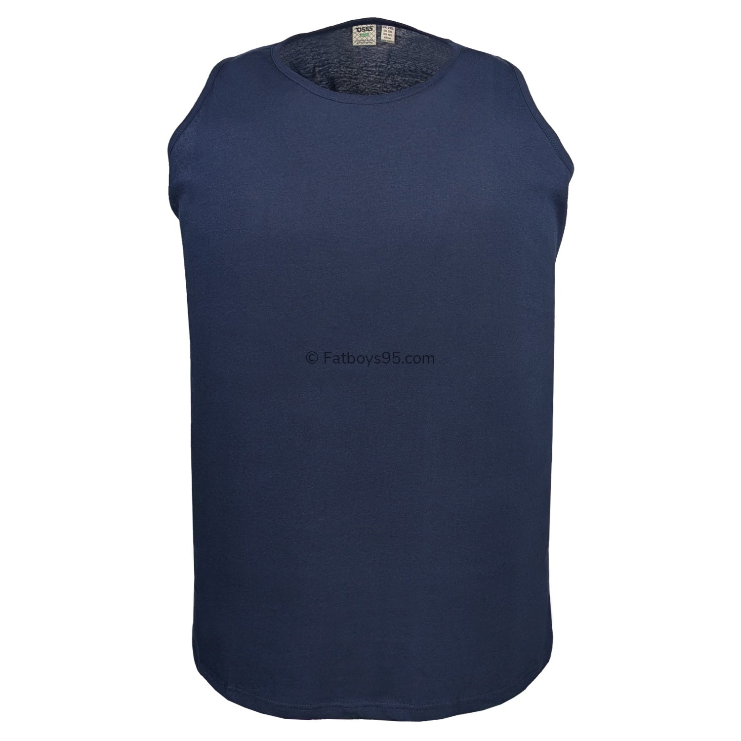 D555 Muscle Back Vest - KS16584 - Fabio - Navy
