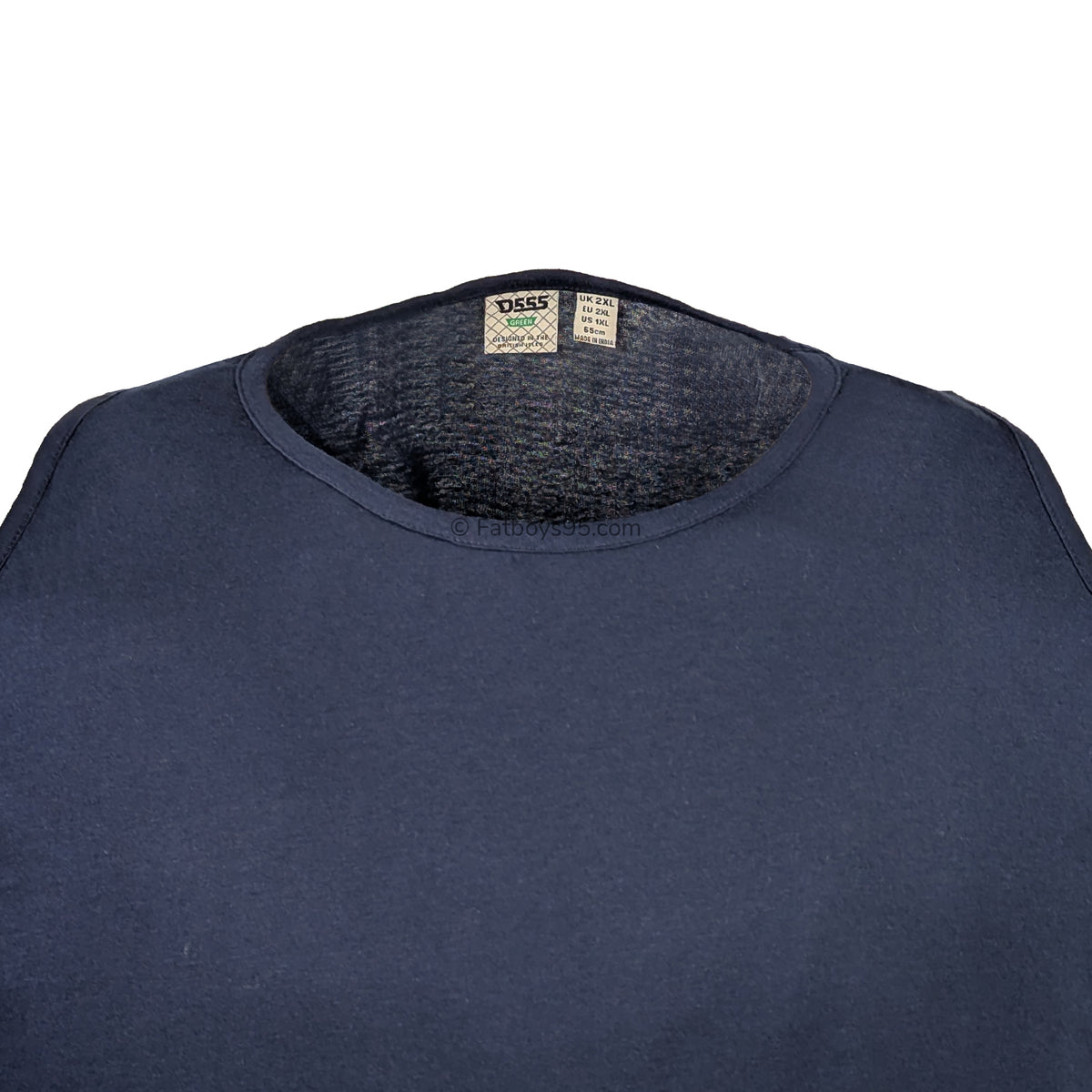 D555 Muscle Back Vest - KS16584 - Fabio - Navy 2