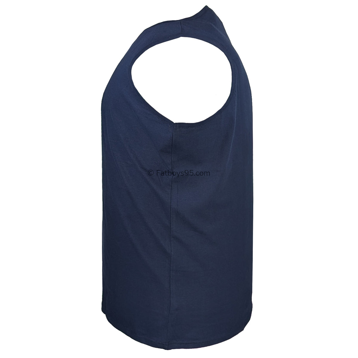 D555 Muscle Back Vest - KS16584 - Fabio - Navy 4