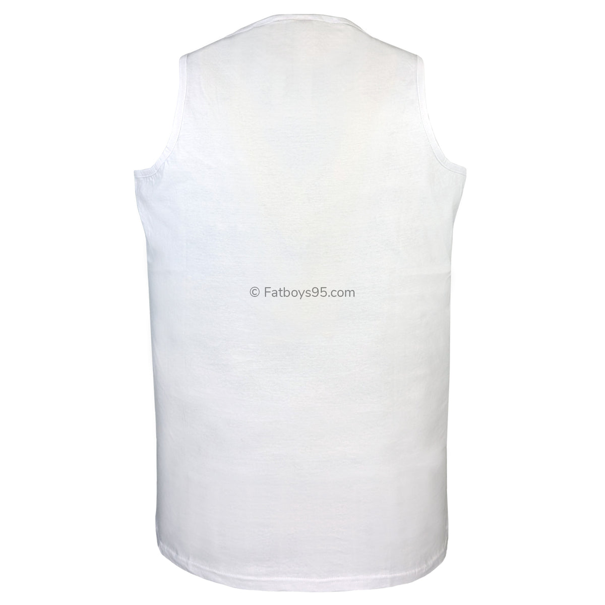D555 Muscle Back Vest - KS16584 - Fabio - White 3