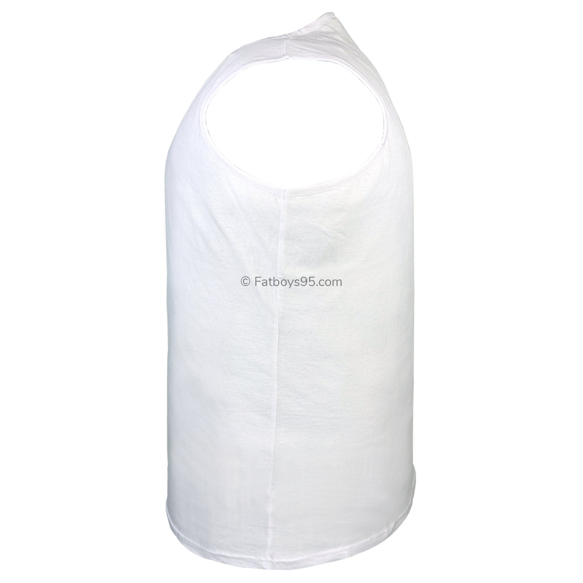 D555 Muscle Back Vest - KS16584 - Fabio - White 4