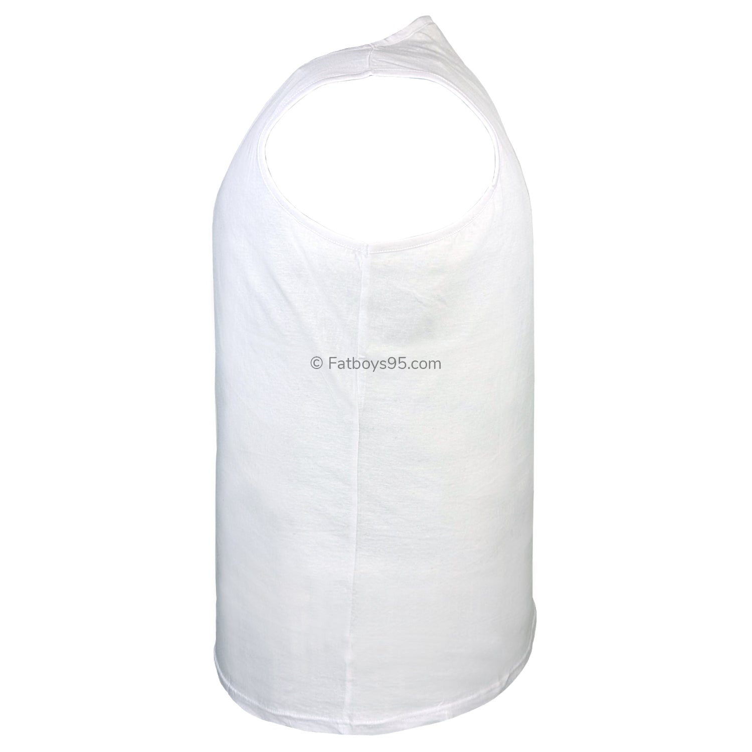 D555 Muscle Back Vest - KS16584 - Fabio - White 4