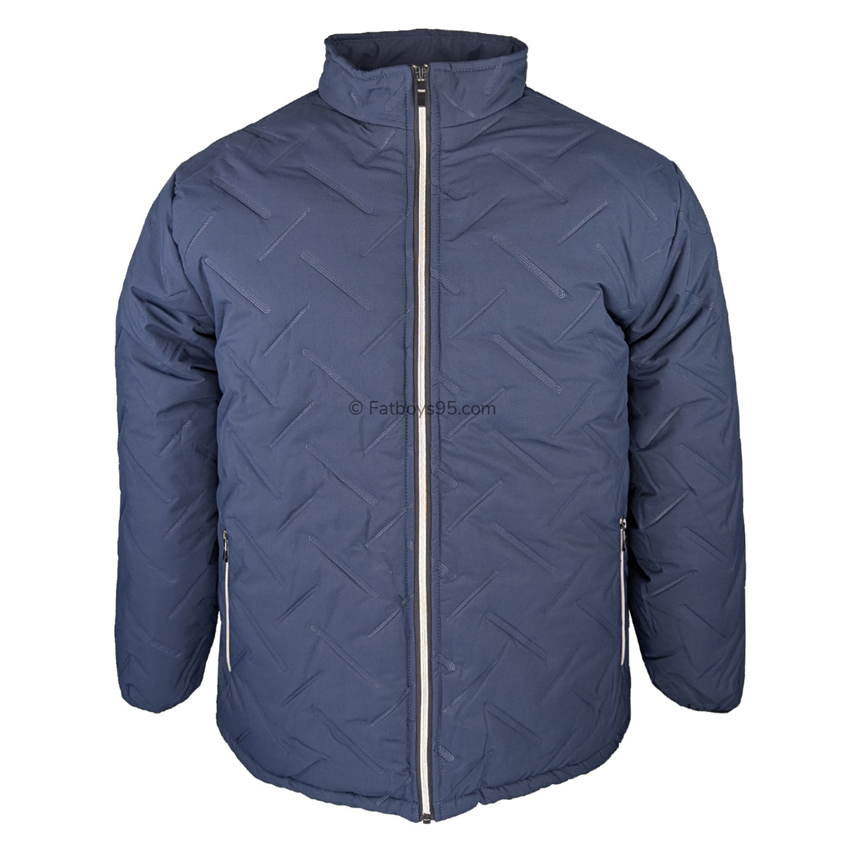 D555 Puffer Jacket with Sherpa Lining - Gainsborough (301811) - Navy 3