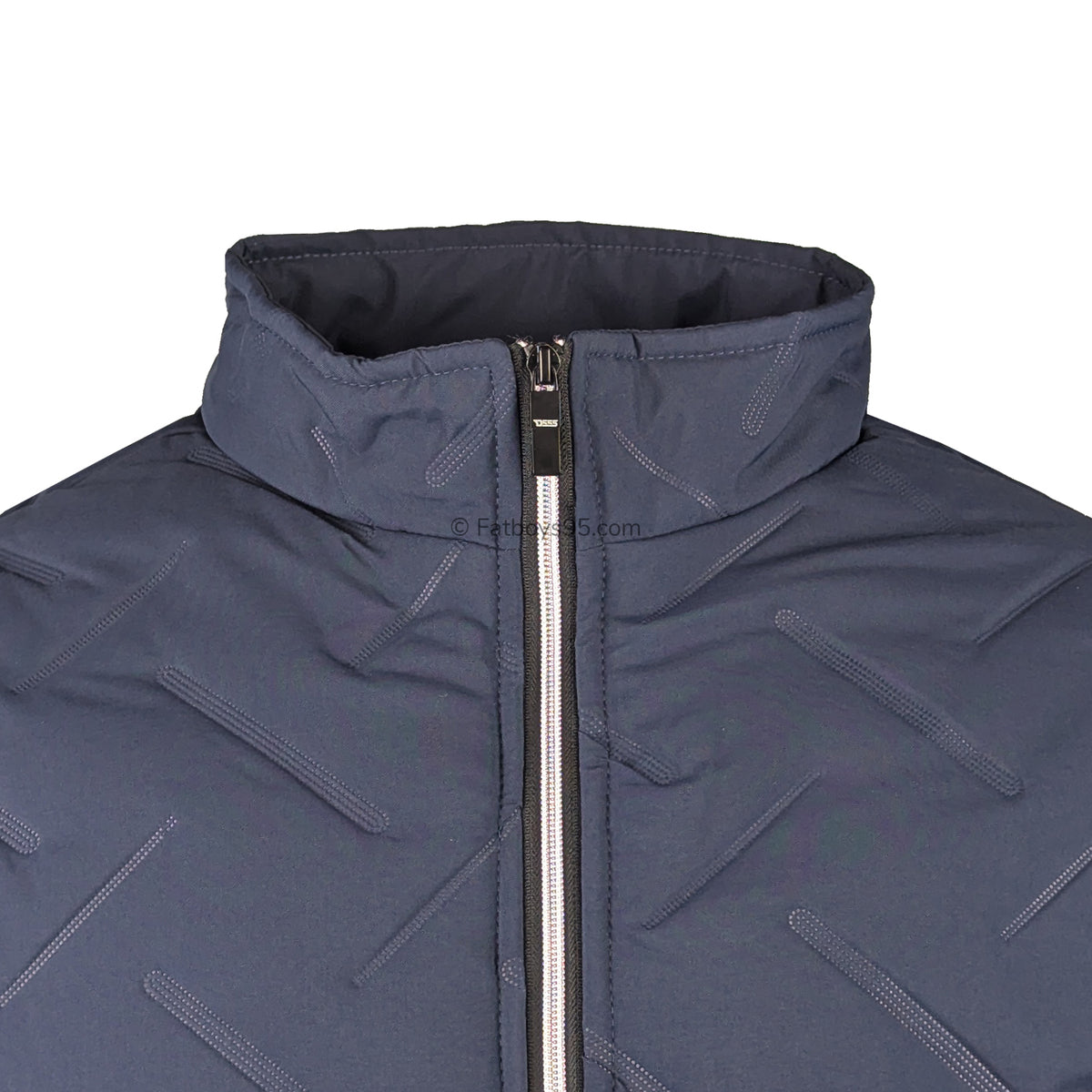 D555 Puffer Jacket with Sherpa Lining - Gainsborough (301811) - Navy 4