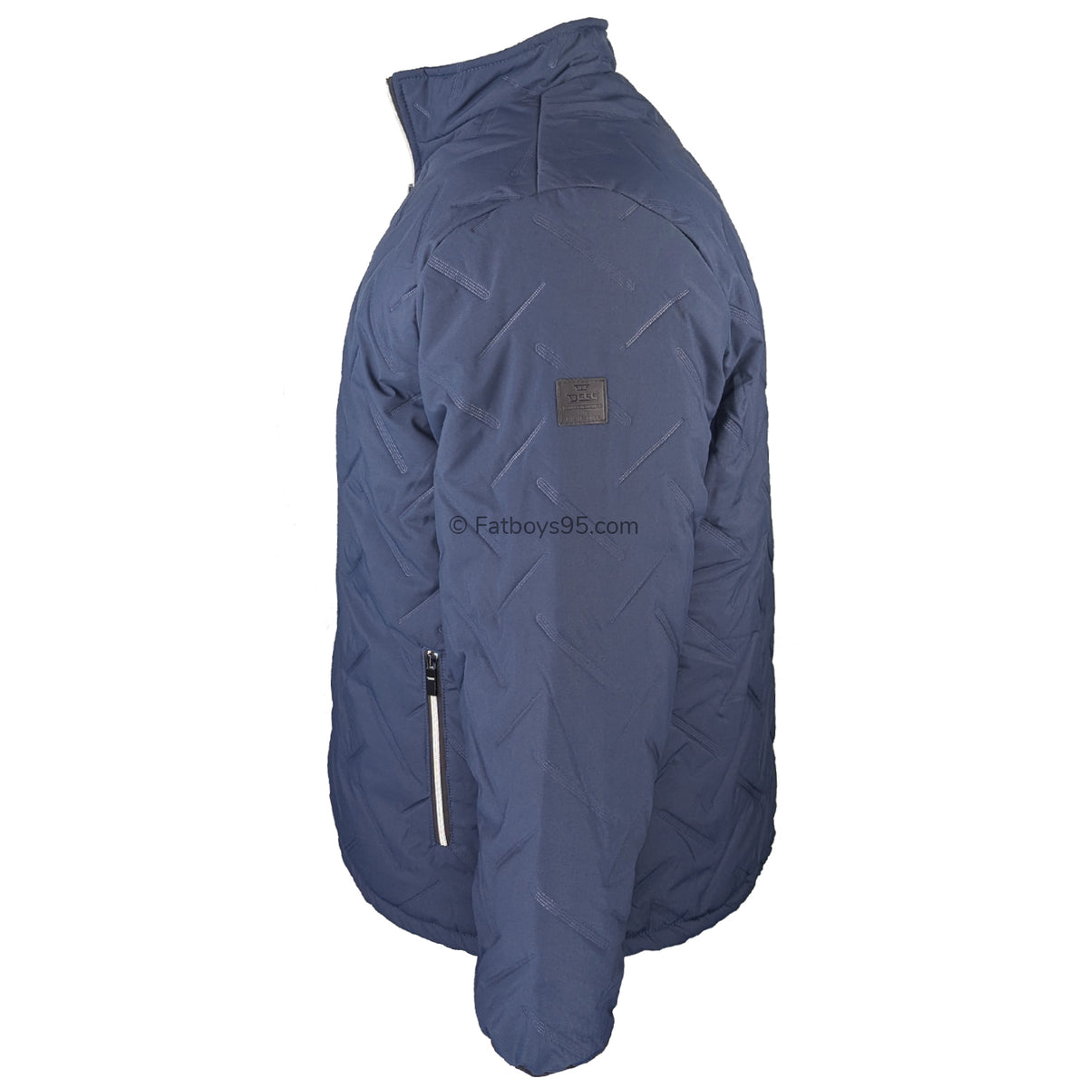 D555 Puffer Jacket with Sherpa Lining - Gainsborough (301811) - Navy 6