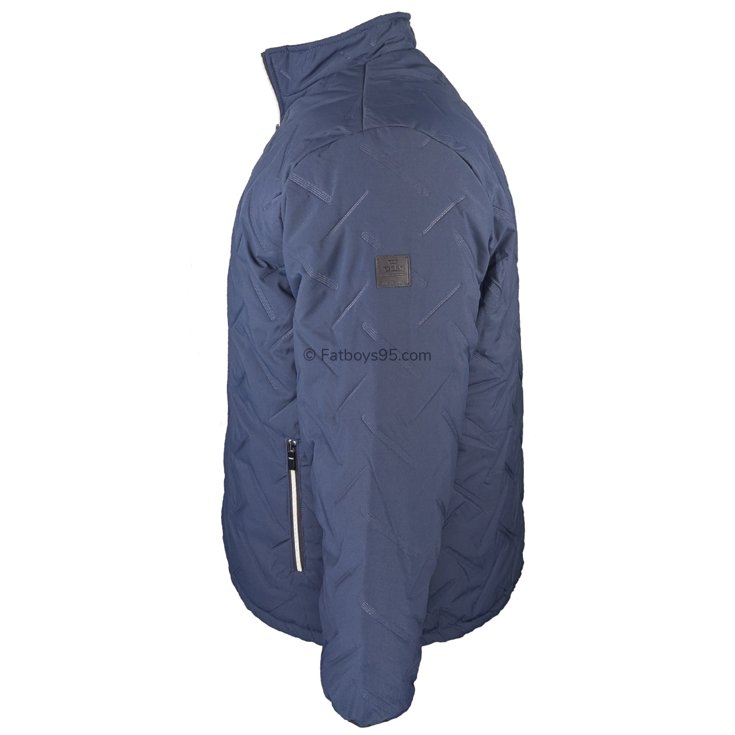 D555 Puffer Jacket with Sherpa Lining - Gainsborough (301811) - Navy 6